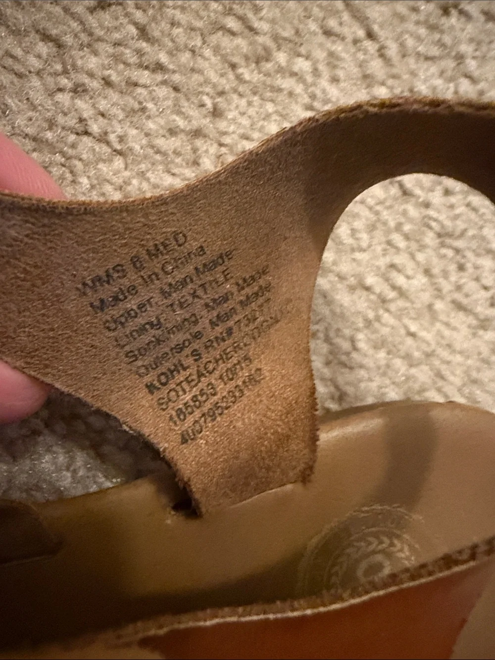 SO Tan Brown Strappy Gladiator Sandals - Size 8